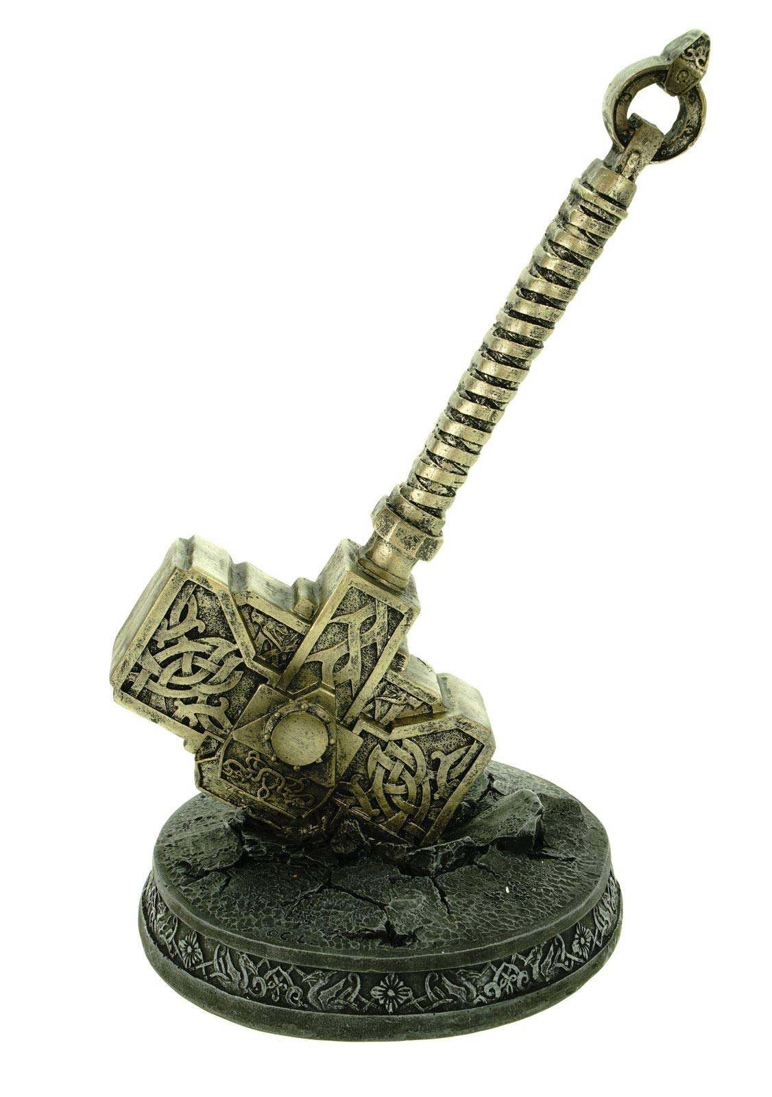 Joh. Vogler GmbH Figur Thors Hammer Skulptur Mjölnir 28 cm Thor Nordische Mythologie