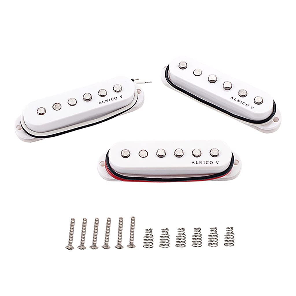 Humbucker-Tonabnehmer für Strato-Caster E-Gitarre, Ersatzwerkzeug-Set, Weiß