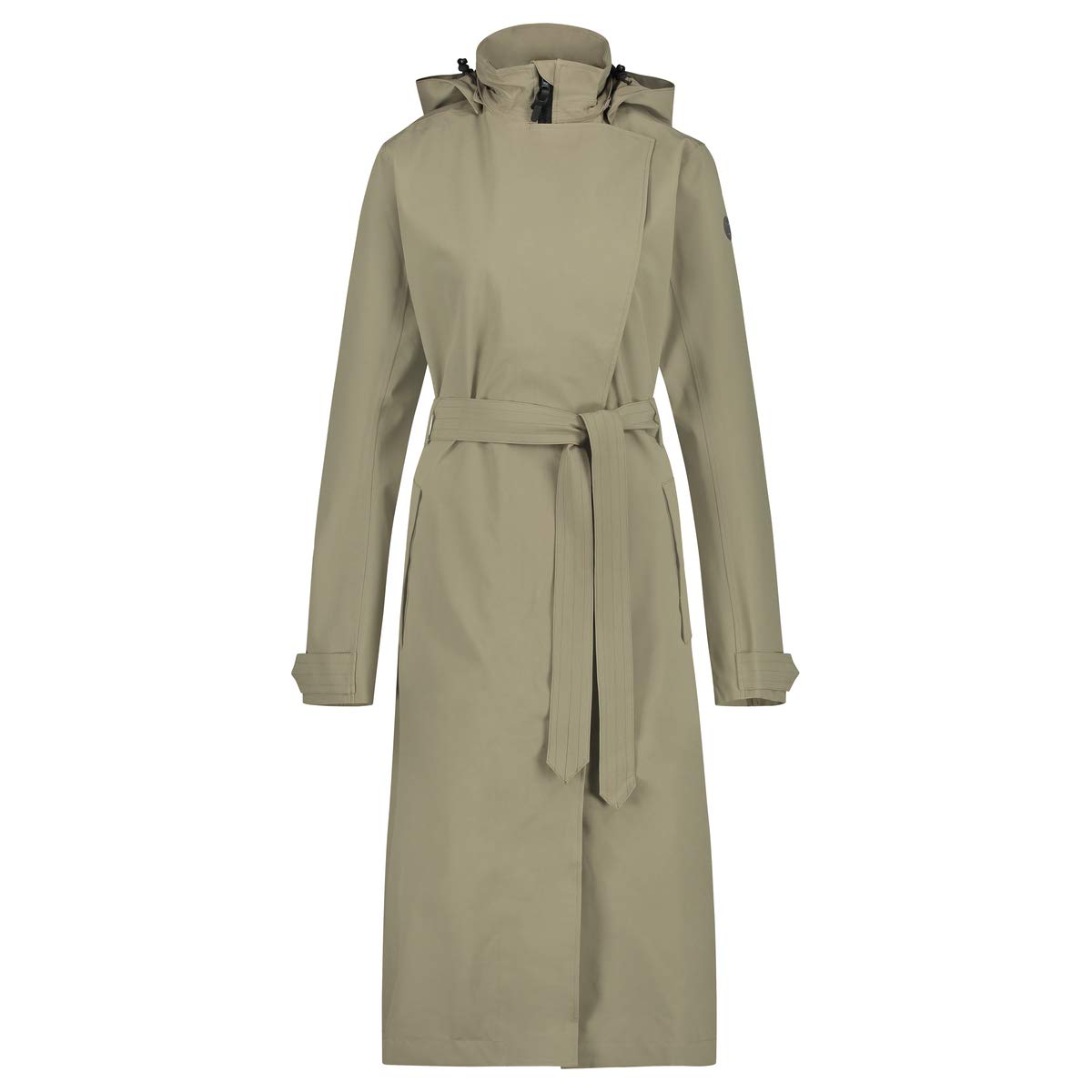 AGU Trench Coat Long Regenjacke Urban Outdoor Damen Green Pistachio XS