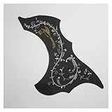 Akustikgitarre Pickguard Kratzer Platte, 2 Pcs Rechts Hand Folk Akustische Gitarre Schlagbrett Pick Guard Anti-scratch Platte Akustische Gitarre Zubehör