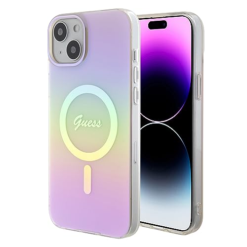 Guess GUHMP15MHITSP Hülle für iPhone 15 Plus 6.7" Rosa hardcase IML Iridescent