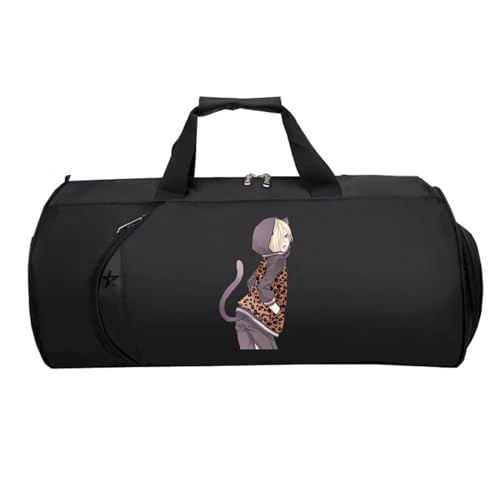 Reisetasche HandgepäCk, Handreisegepäck mit Schultergurt Handtasche, Weekender HandgepäCk Koffer füR Herren Und Damen Flugzeug(Black 2)