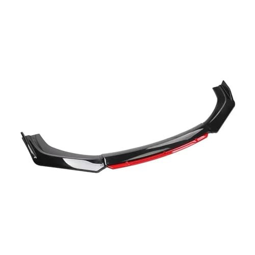 Frontspoiler Lippe Für Benz Für A180 W177 W176 Frontschürze Lippe Kinn Spoiler Splitter Diffusor Body Kit Trim Air Dam Canard Splitter Schutz Abdeckungen Frontstoßstange Spoiler(Gloss Black and Red)