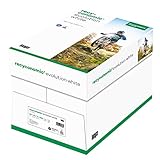 inapa Recycling-Papier, Druckerpapier Recyconomic evolution white, 80 g/m ², A4, 2500 Blatt (5x500), weiß