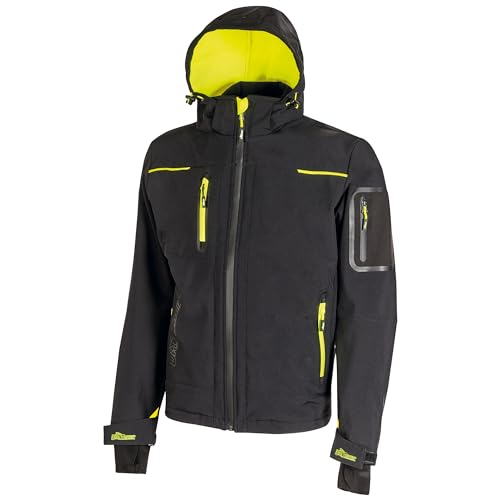 U-POWER Space Jacke, Polyester, Spandex, Größe XL, Black Carbon