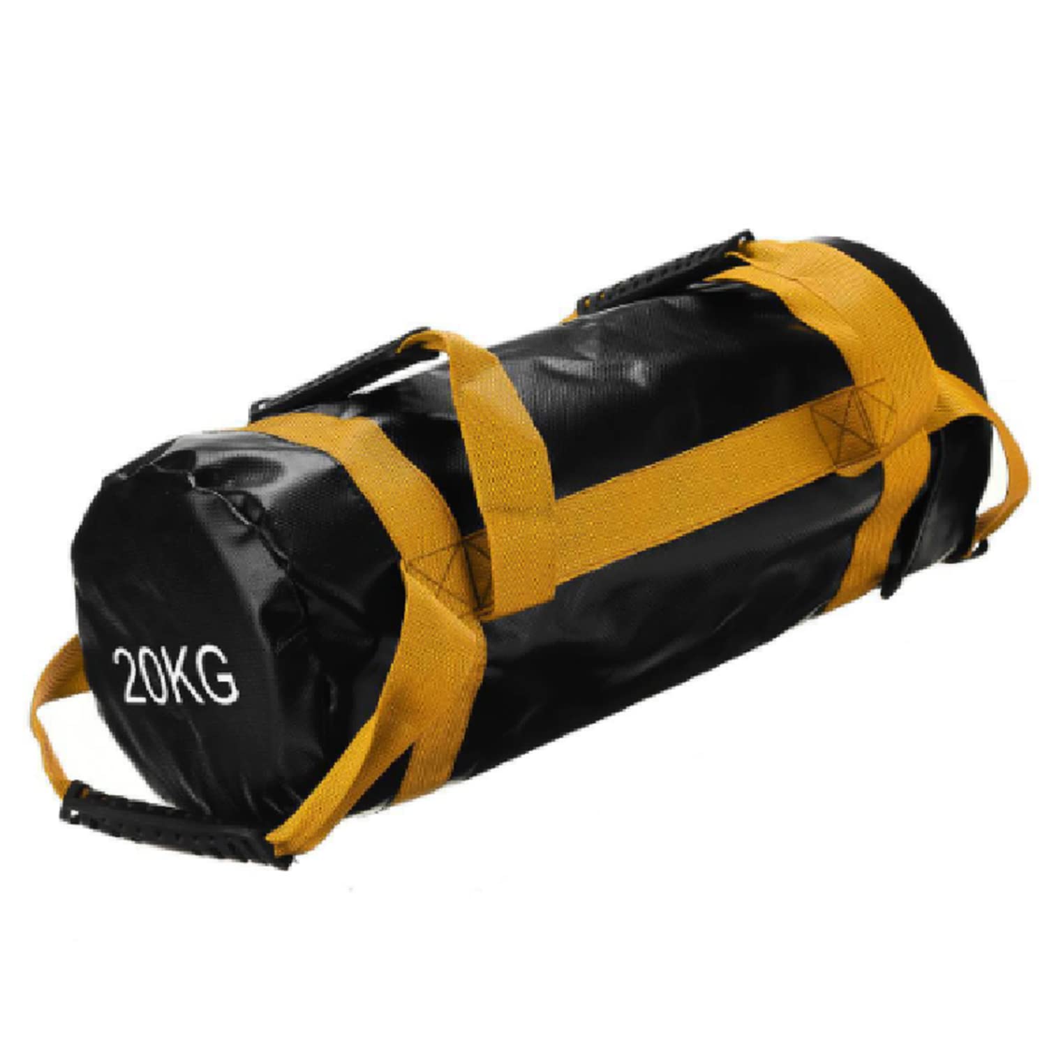 YZBBSH Fitness Bag Sandsack 5 10 15 20 25 30 kg Power Bag aus Kunstleder Verstellbarer Gewichts Sandsack mit Griffen ​für Functional Fitness Gewichtssack,20kg