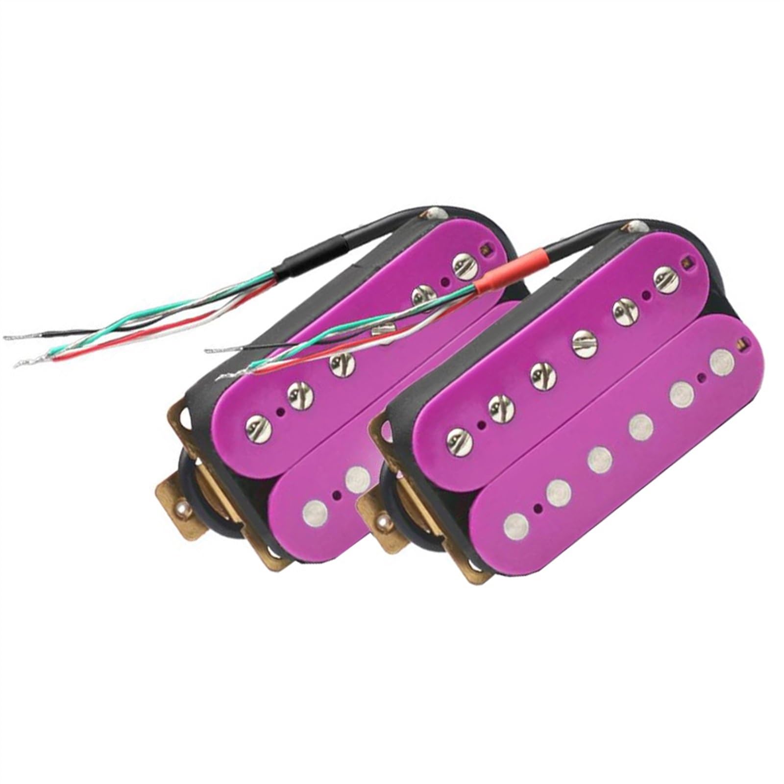 Lila E-Gitarre Humbucker Pickup Kunststoffspule verstellbare Schraube Gitarrenteile Single-Coil-Tonabnehmer