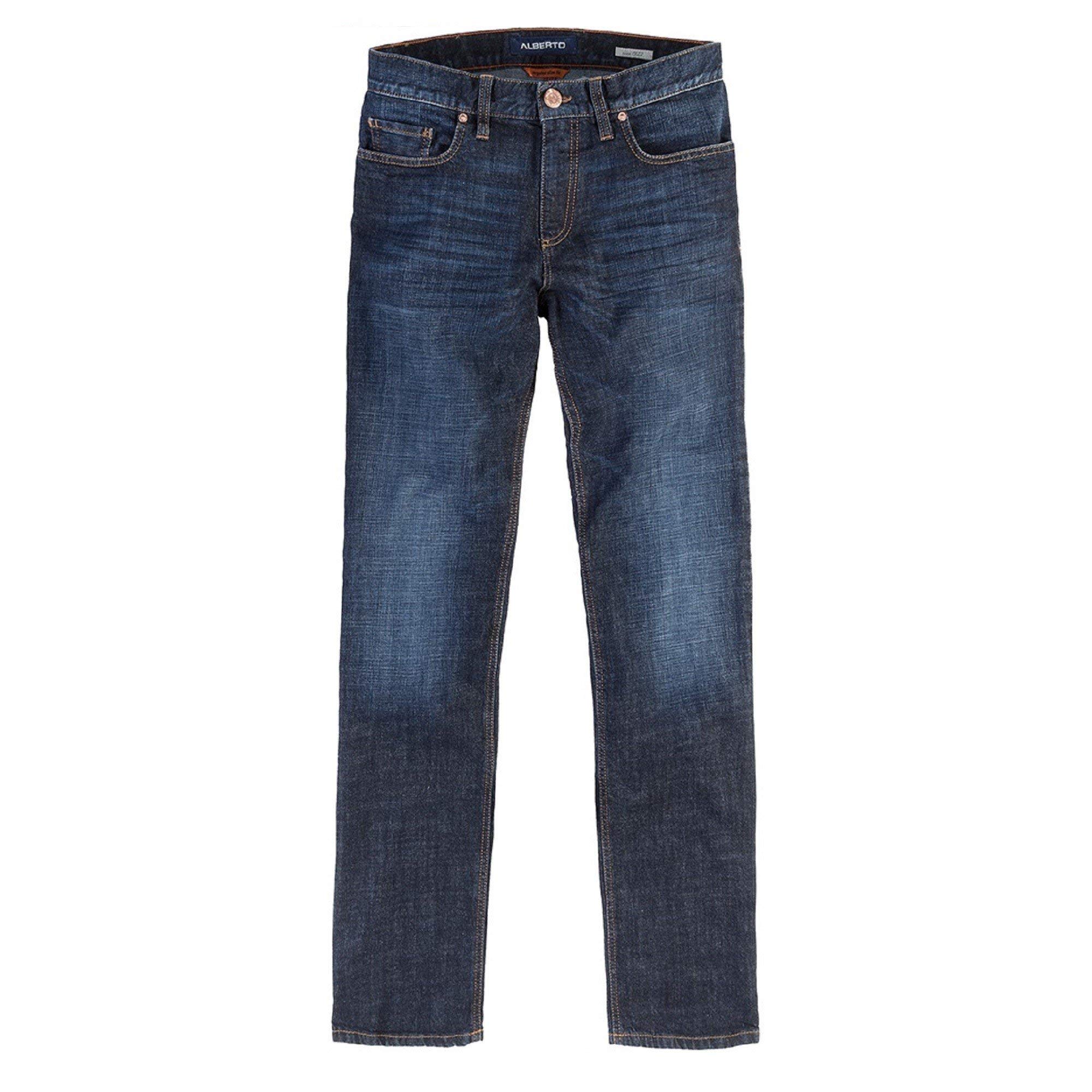 ALBERTO Regular Slim Fit Jeans Nachtblau