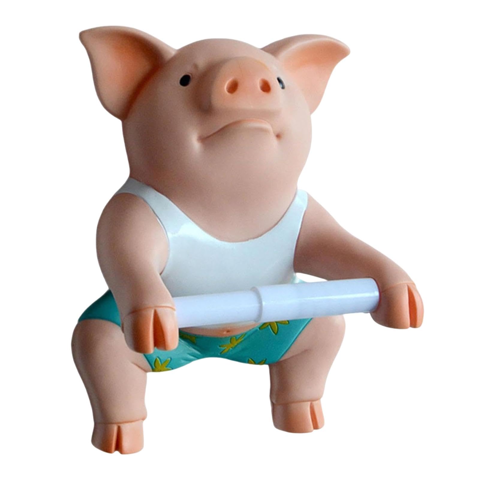 Nbhuiakl Toilettenpapierhalter Schwein, kreativ, schönes Schwein, Badezimmer, WC, Papierrollenhalter, Aufbewahrungshalter für Gesichtstücher in Schweineform für Wand