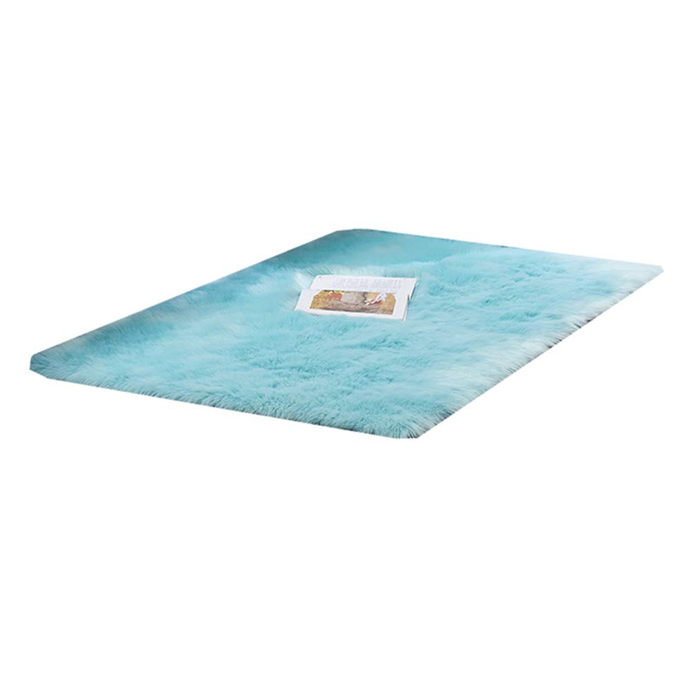 Rysmliuhan Shop Tepiche für kinderzimmer Kinderzimmer teppiche Kleine teppiche Boden Matte Teppich Schlafzimmer Kleine Teppich Boden teppiche Schlafzimmer Teppich 60X120,Blue