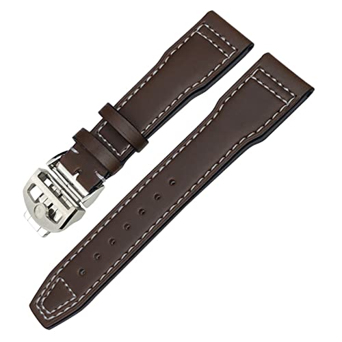 NEYENS Uhrenarmband aus echtem Leder für IWC Mark XVIII Le Petit Prince Pilotenuhr, 20 mm, 21 mm, 22 mm, Rindsleder, 22 mm, Achat