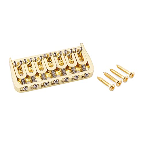 83 x 8,2 x 39,5 mm großer flacher Sattel Einzel-Tremolo-Brückensystem für Gitarre, professioneller Ersatz für eine lange Lebensdauer