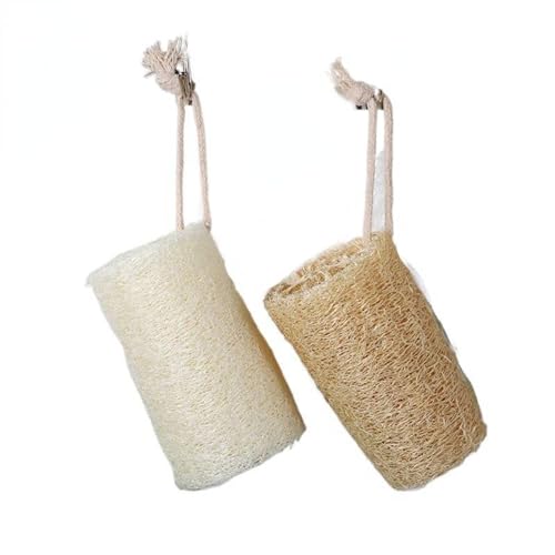 Natürlicher Luffa-Schwamm, Haushalt, Küche, nicht leicht zu kleben, Öl, Geschirrtuch, Geschirrtuch, wunderbares Topfreinigungszubehör, Luffa-Tuch, Bad und Bad/277 (Color : Yuanse Baisegeyige)