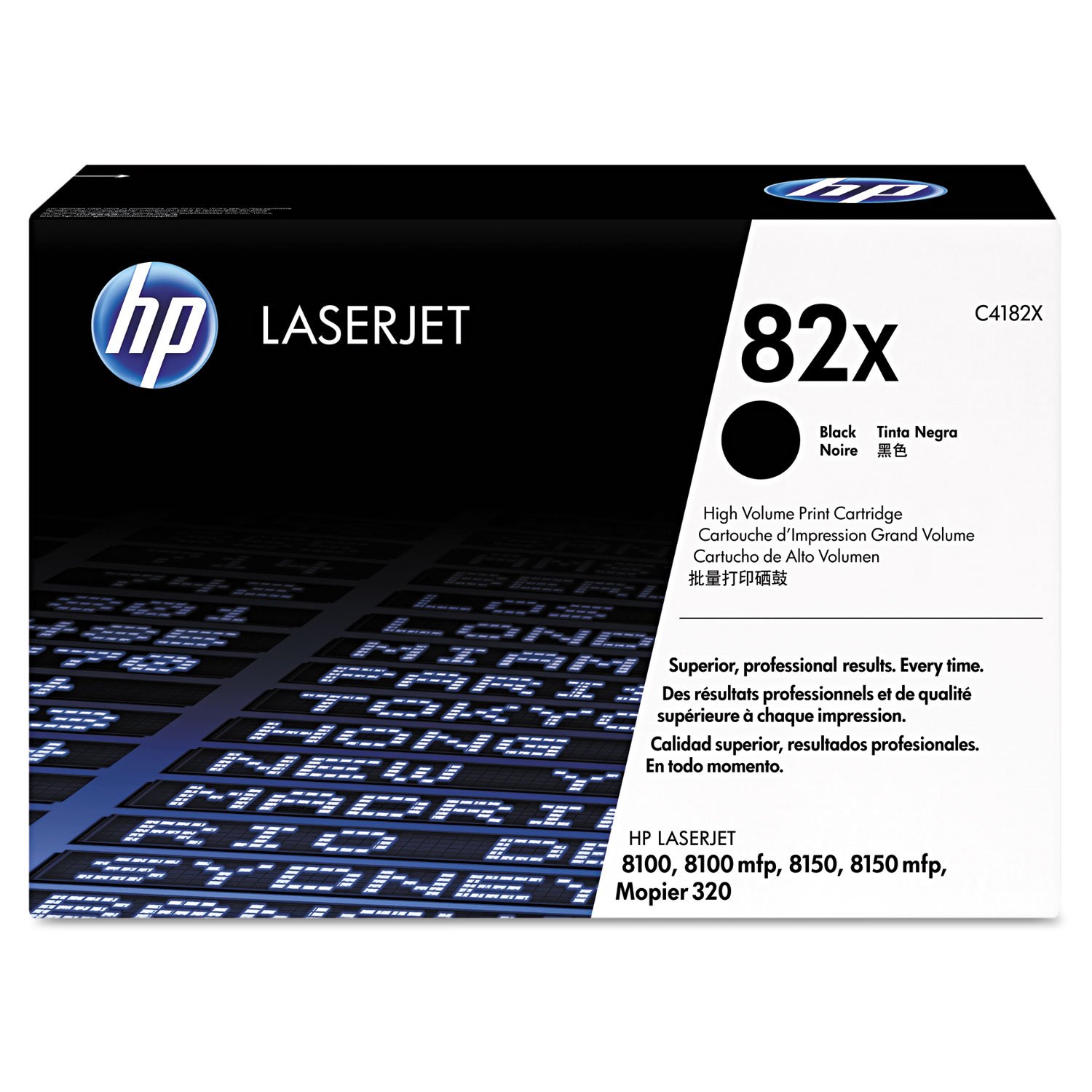 HP 82X - Hohe Ergiebigkeit - Schwarz - Original - Laserjet - Tonerpatrone (C4182X)