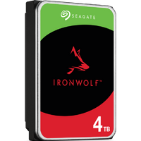 Seagate IronWolf ST4000VN006 - Festplatte - 4 TB - intern - SATA 6Gb/s - 5400 U/min - Puffer: 256 MB - mit 3 Jahre Seagate Rescue Datenwiederherstellung