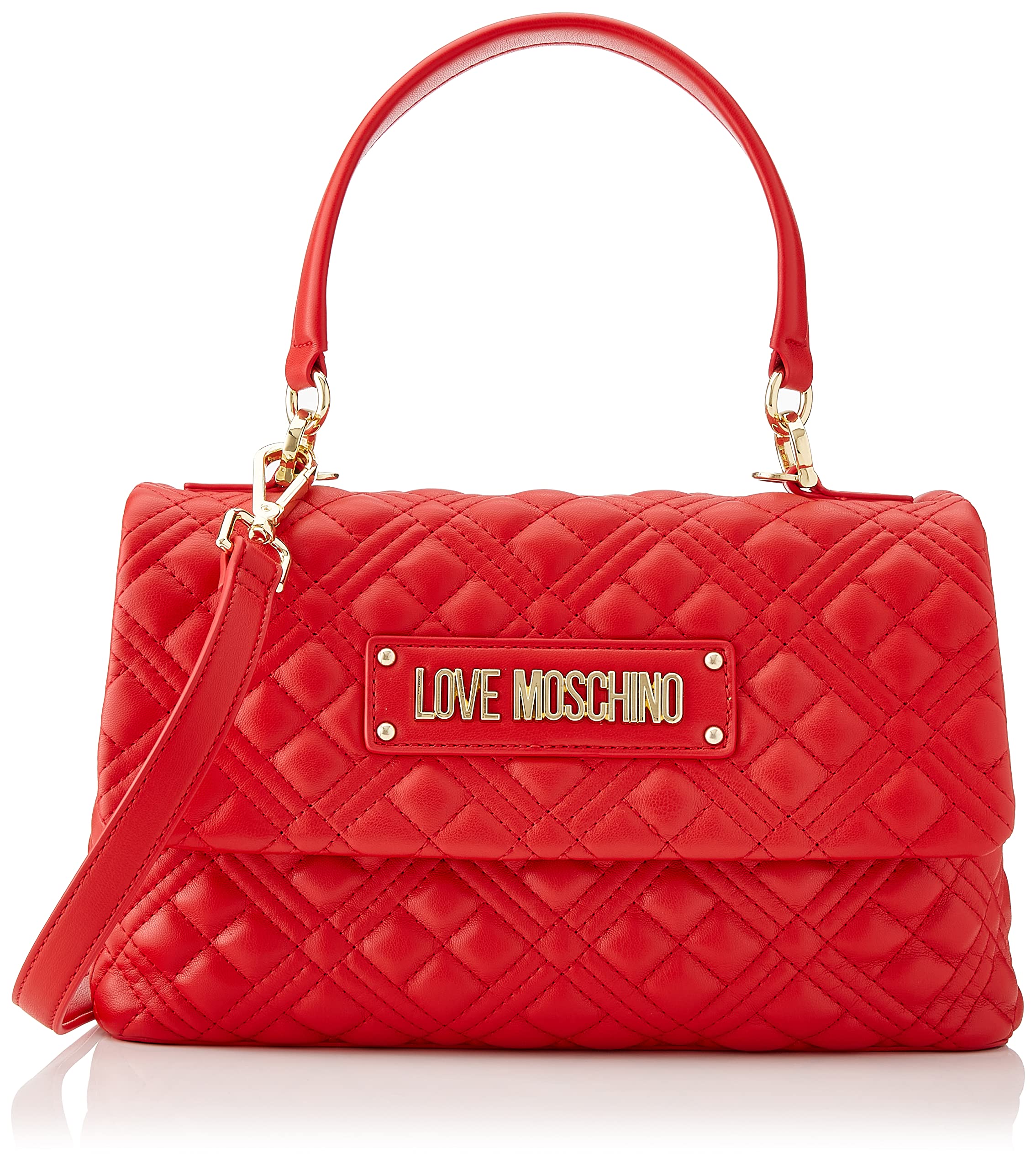 Love Moschino Damen Jc4314pp0fla0500 Handtasche, rot, Einheitsgröße