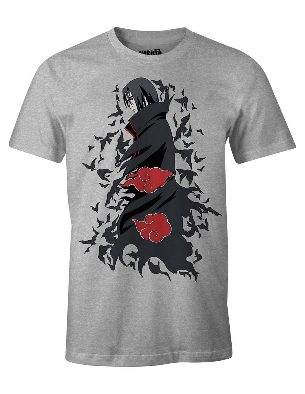 T-Shirt Naruto - Itachi, grau, L