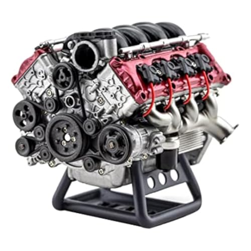 Hfourhnik Laufset für Mini-V8-Motor, Ax90104 Scx10 Capra der Zweiten Generation VS4-10 Pro Ultra