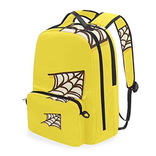 MONTOJ Spider Net Halloween Reisetasche mit Kreuztasche Campus Rucksack