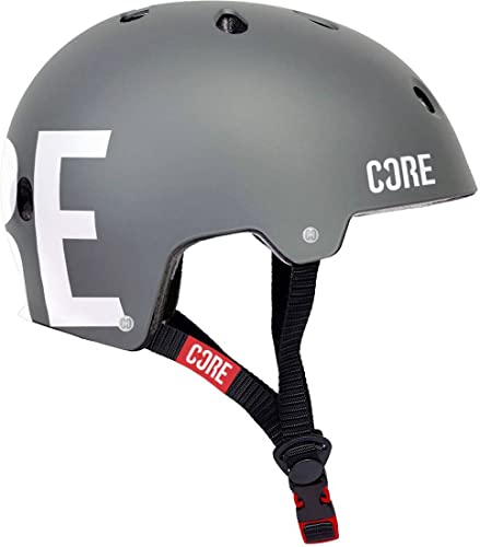 CORE Unisex – Erwachsene Street Sporthelme, Grau, XL