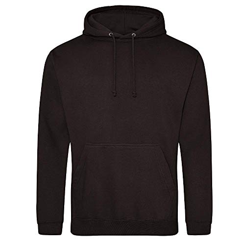 Just Hoods College Hoodie 5XL,Jet Black