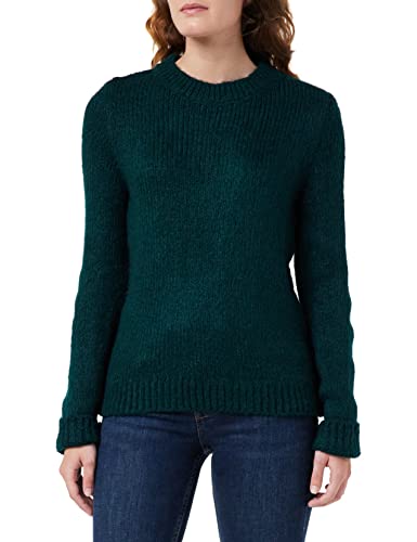 JdY Damen JDYDINEA L/S O-Neck SOLID Pull KNT NOOS Strickpullover, Deep Teal, XL