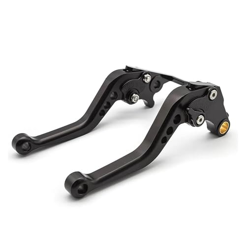 Brems Kupplungshebel Für MT09 Für MT07 FZ09 FZ07 Für Tracer 700 900 Für Tenere 700 Einstellbarer Motorradbremskupplungshebel Brems und Kupplung shebel(Black 147mm)