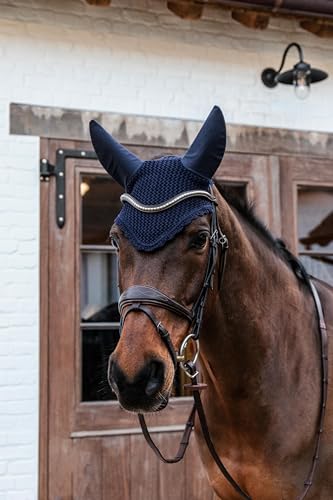 Kentucky Horsewear Soundless Fliegenohren Größe: WB Farbe: dunkelblau