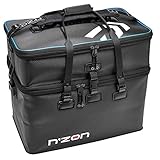 Daiwa - Bagage Double Eva A Appats - 50x30x28cm - Noir - NZEVADBB