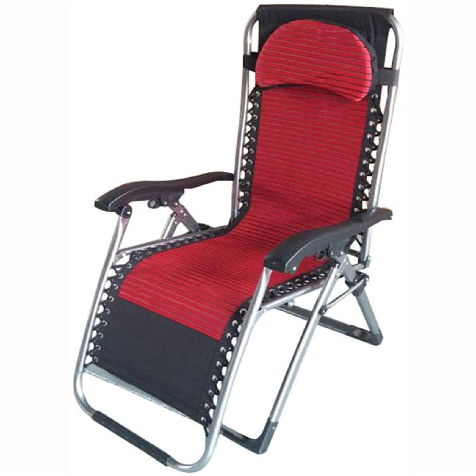 YTGDBDG Outdoor-Sessel, Zero Gravity Lounge Chair, Liegende Outdoor-Loungesessel, Liegestühle für Patio- und Terrassengärten, Blau-weiß gestreift