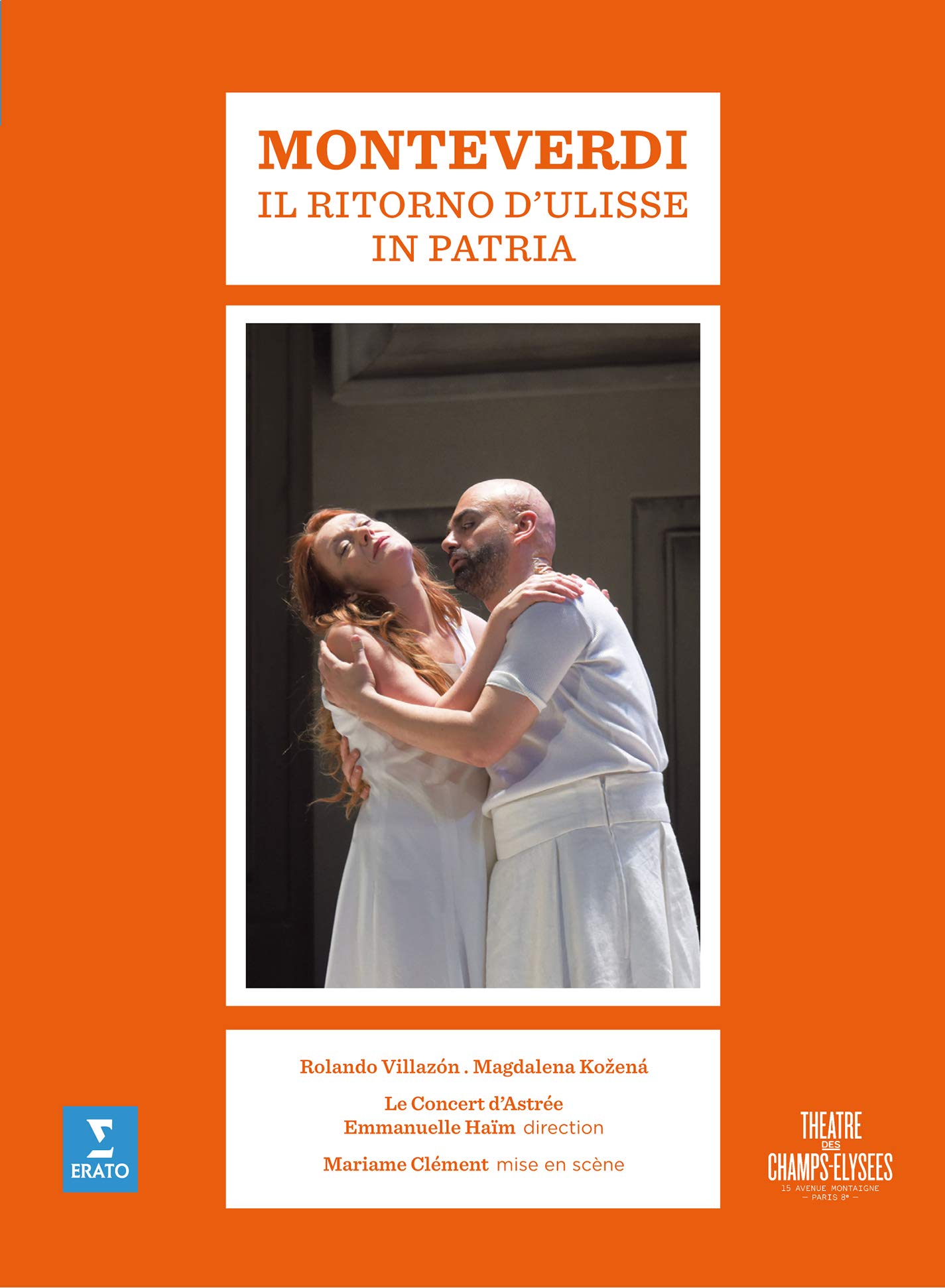 Monteverdi - Il ritorno di Ulisse in patria (Paris, Theatre des Champs-Elysees, März 2017) [2 DVDs]