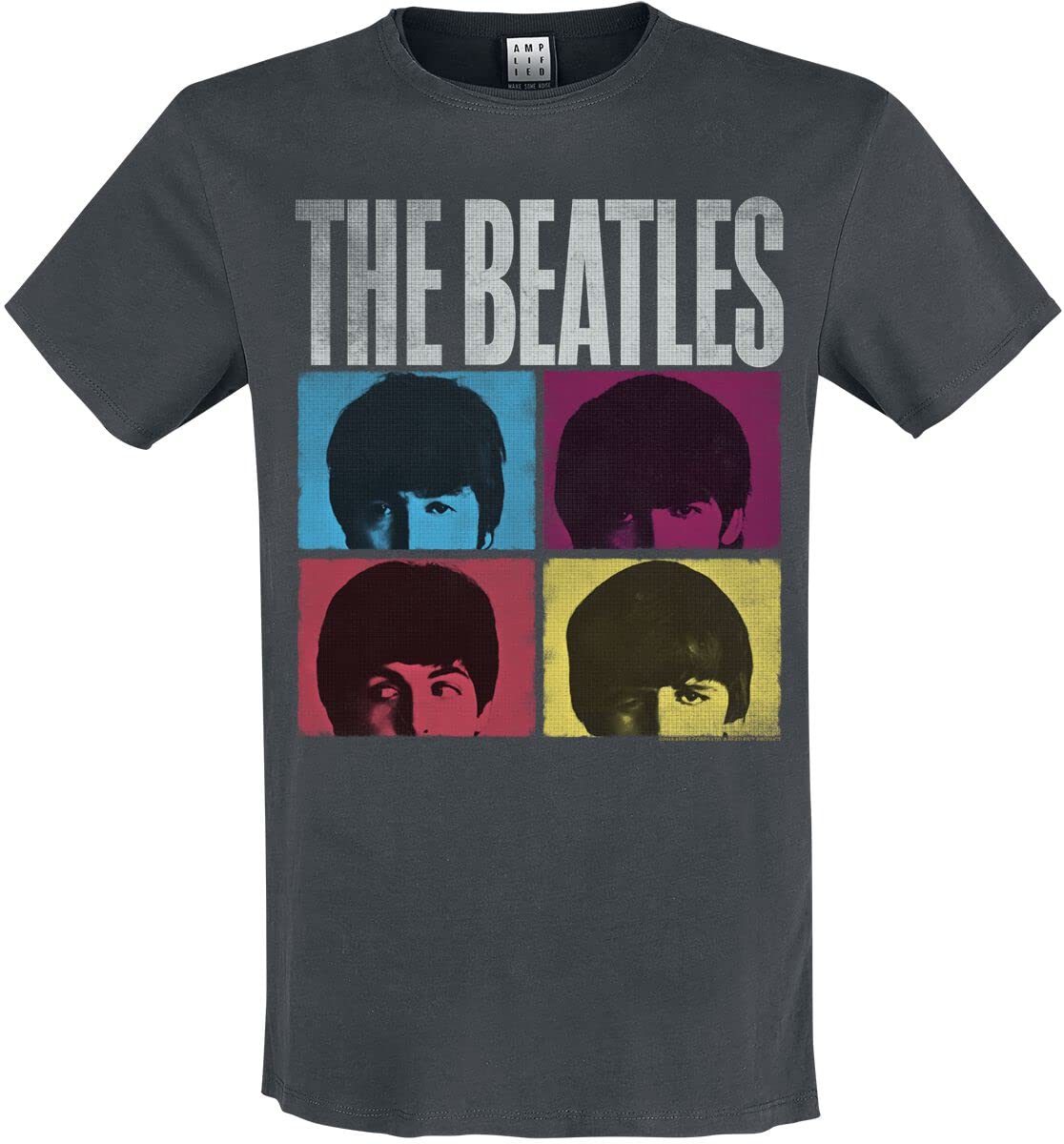 The Beatles Amplified Collection - Hard Days Night Herren T-Shirt Carbon XXL 100% Baumwolle Regular