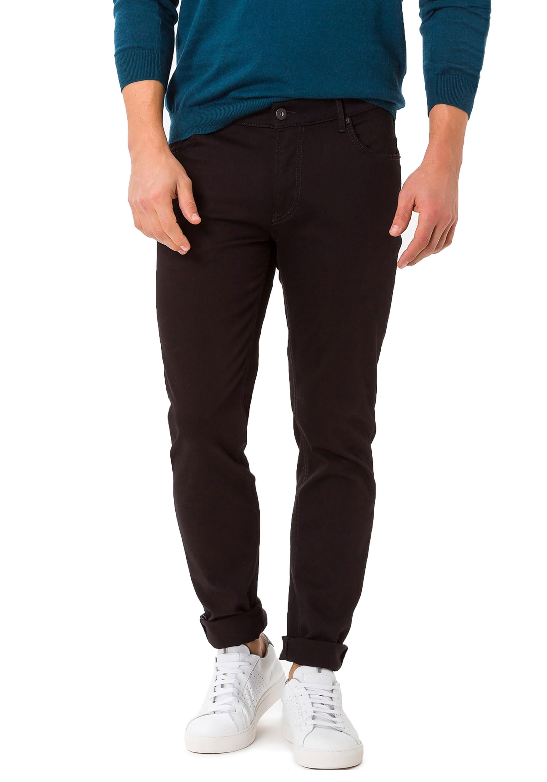 BRAX Herren Stil Chuck Hi-flex: Five lomme Jeans, Perma Black, 32W / 34L EU