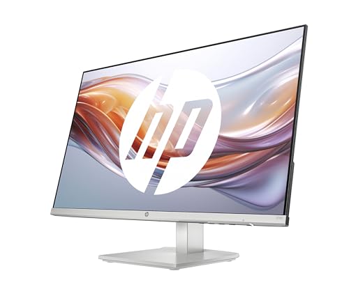 HP Series 5 524sh Monitor - 23.8'' FHD, 100Hz, IPS, 5ms GtG, 300cd/m², 1500:1 Kontrast, 99% sRGB, HDMI 1.4, VGA, Höhen- & Neigungsverstellung, Umweltschonend, Schwarz