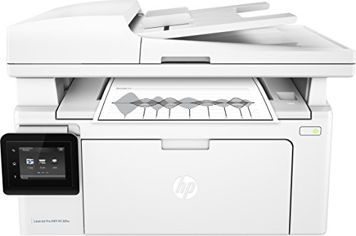 HP LaserJet Pro M130fw Laserdrucker Multifunktionsgerät (Drucker, Scanner, Kopierer, Fax, WLAN, LAN, Airprint) weiß