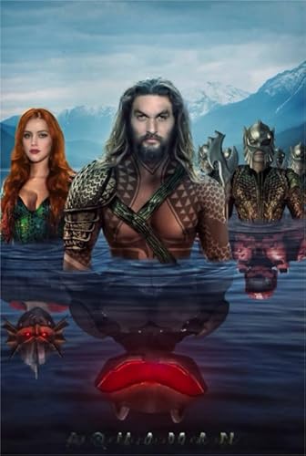 HfmQuisutron Puzzle 1000 Teile Klassischer Film Momoa Poster Buntes Geschicklichkeitsspiel Für Die Ganze Familie Erwachsene Xy276Tk