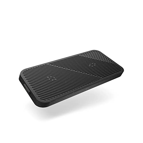 ZENS Modular Series - Dual Wireless Charger Basisstation 15W mit 65W Netzteil + EU/UK/US Adapter - Eigene Kombination mit den Erweiterungen möglich - Funktioniert mit Allen Qi-fähigen Geräten