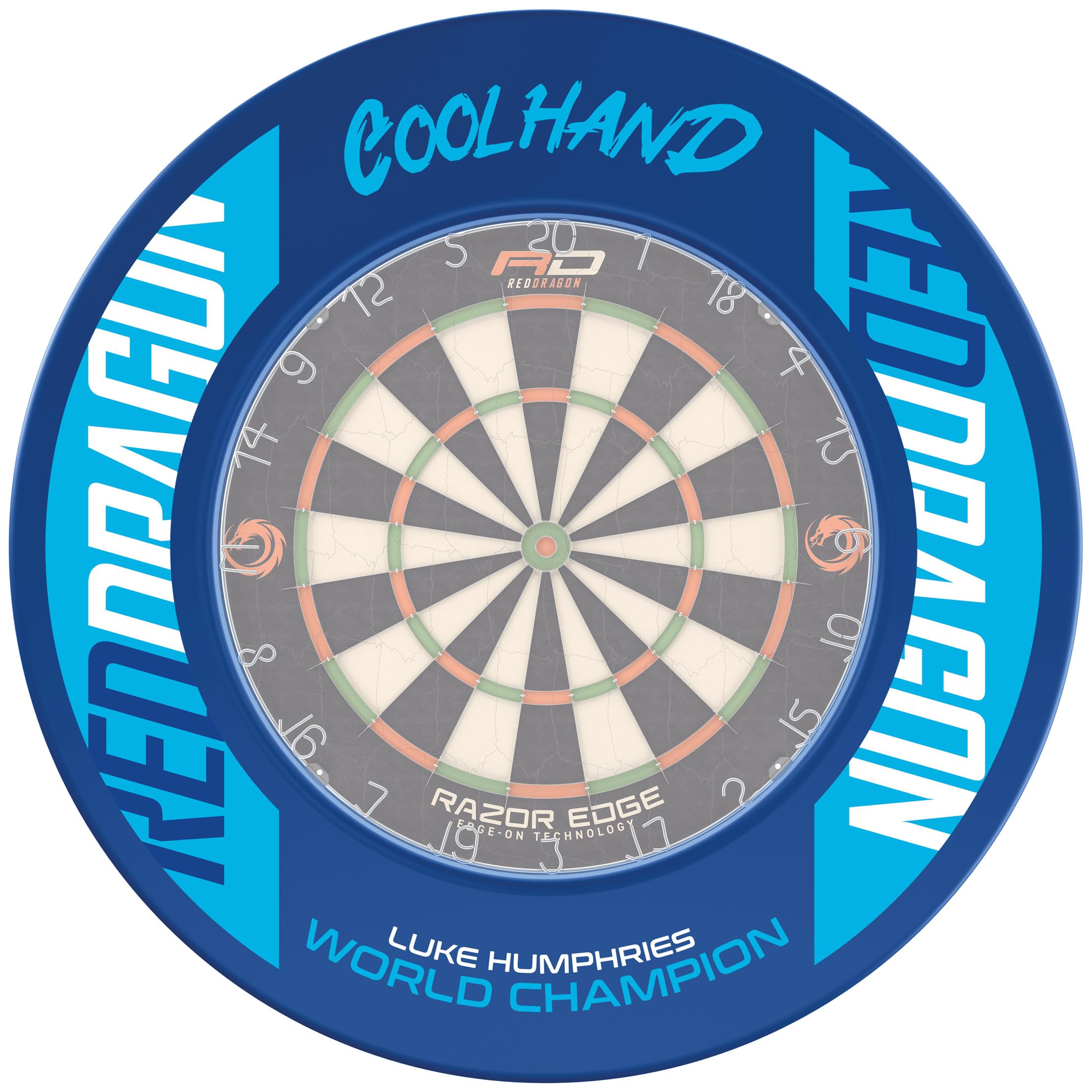 RED DRAGON Luke Humphries World Champion Dartboard Surround