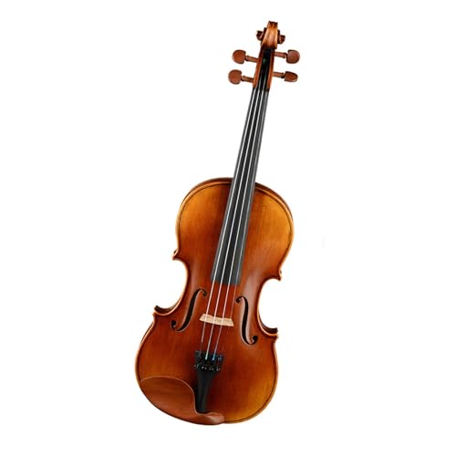 Geige Violine aus massivem Holz, handgefertigt, Nachahmung von Guqin für erwachsene Anfänger für Üben (Color : 1/4)