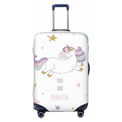 You Are Magical Reisegepäckabdeckung, robuster Koffer-Schutz, passend für 45,7 - 81,3 cm große Gepäckstücke, Größe XL, Schwarz, X-Large