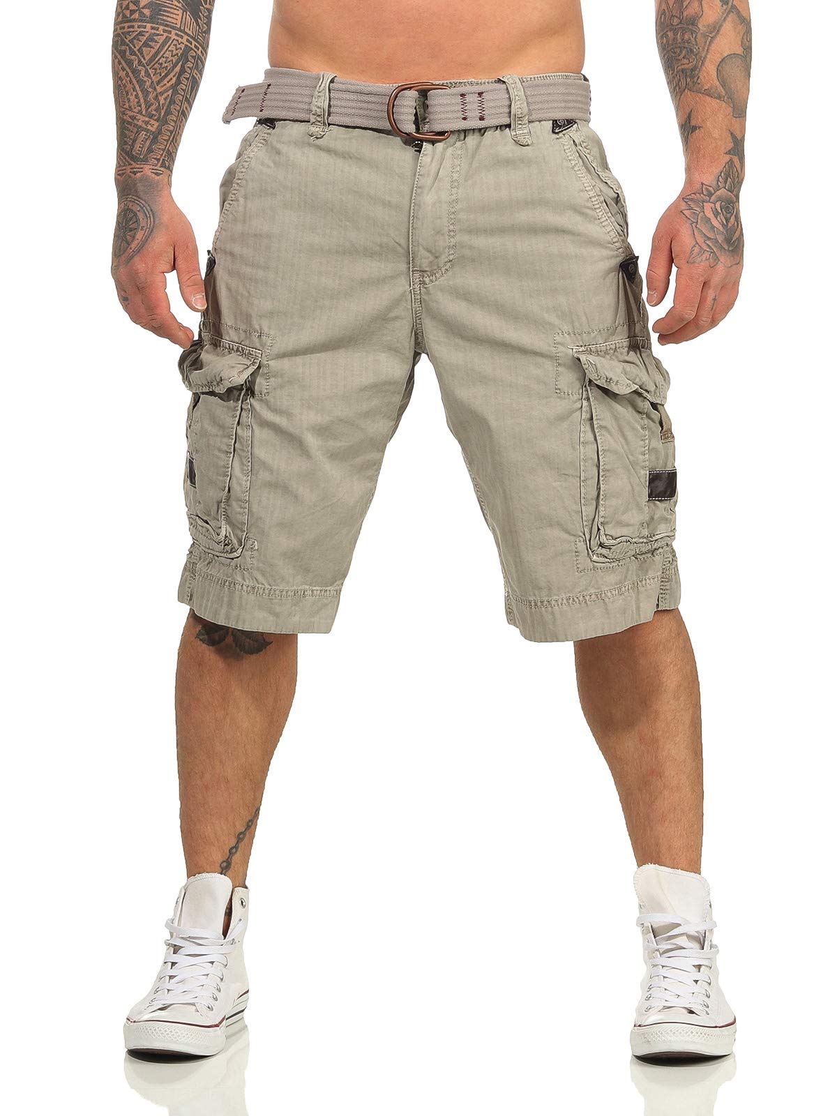 Jet Lag Herren Cargo Shorts Take Off 7 Grey W34