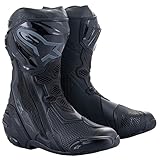 Alpinestars Supertech R Motorradstiefel (Black/Charcoal,41)