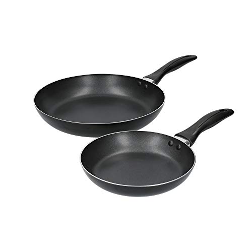 KitchenCraft 2-er Set Bratpfannen, Induktionsgeeignet, in Geschenkbox, Aluminium Bratpfannen, verschiedene Größen; 28 cm, 20 cm