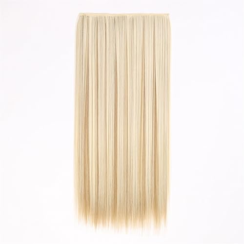 Clip-in-Haarverlängerungen Clip-in-Kunsthaarverlängerungen, 5 Clip-in-Haarverlängerungen, lange, glatte Frisur, Haarteil, Schwarz, Braun, Blond, 61 cm, Kunsthaar for Frauen Clip-in-Haarverlängerungen