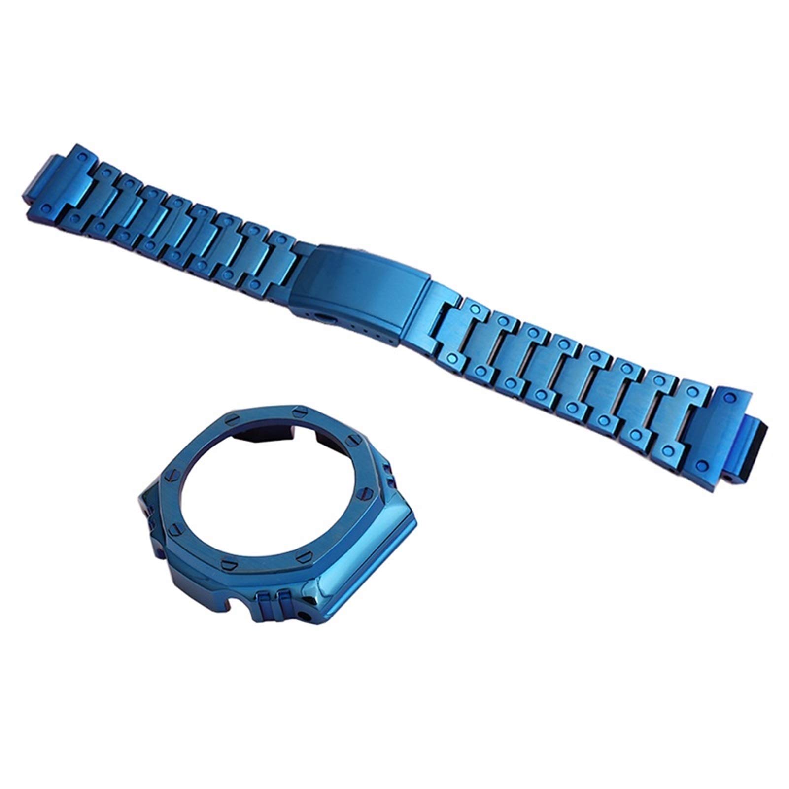 IOTUP 316 Edelstahl, modifiziertes Uhrengehäuse, Uhrenzubehör, für GA2110 2100 Outdoor-Sportuhrenarmband, 14 mm, Achat