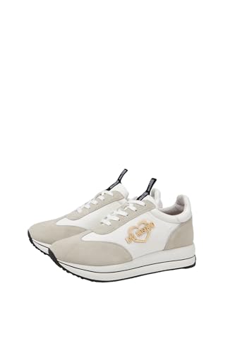 Love Moschino Damen Ja15074g1gin110a37 W.Sneakers, Weiß, 37 EU