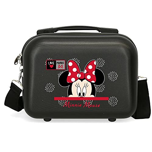 Disney My Pretty Bow Kulturbeutel, anpassbar, Grau, 29 x 21 x 15 cm, starr, ABS 9,14 l, 0,84 kg