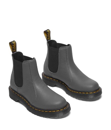 Dr. Martens Damen 2976 Chelsea Boots, gunmetal, 8