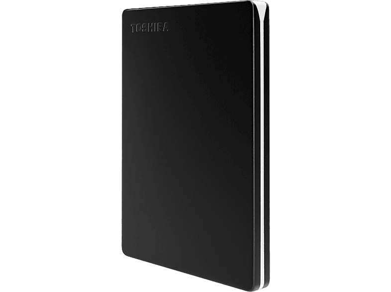 TOSHIBA Canvio Slim (2018) Festplatte, 2 TB HDD, 2,5 Zoll, extern, Schwarz