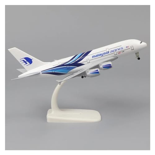 Aerobatic Flugzeug Metallflugzeugmodell 20 cm 1:400 Etihad A380 Metallnachbildung Legierungsmaterial Luftfahrt Kinder Junge Geschenk (Größe : I)